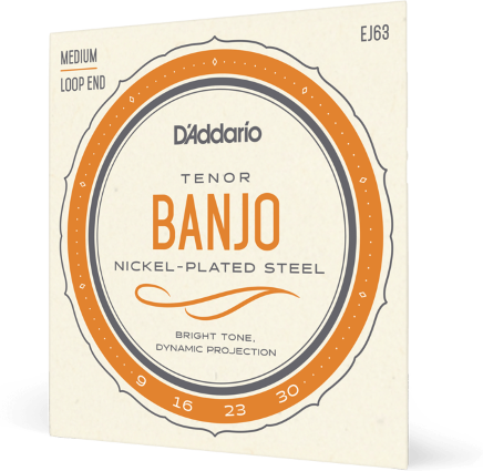 D'addario Ej63 Cordes Pour Banjo Light Tenor 09-30 - Banjo Saiten - Main picture