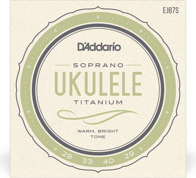 D'addario Ej87s UkulÉlÉ Soprano (4)  Pro-artÉ Titanium 028-029 - Ukulele Saiten - Main picture