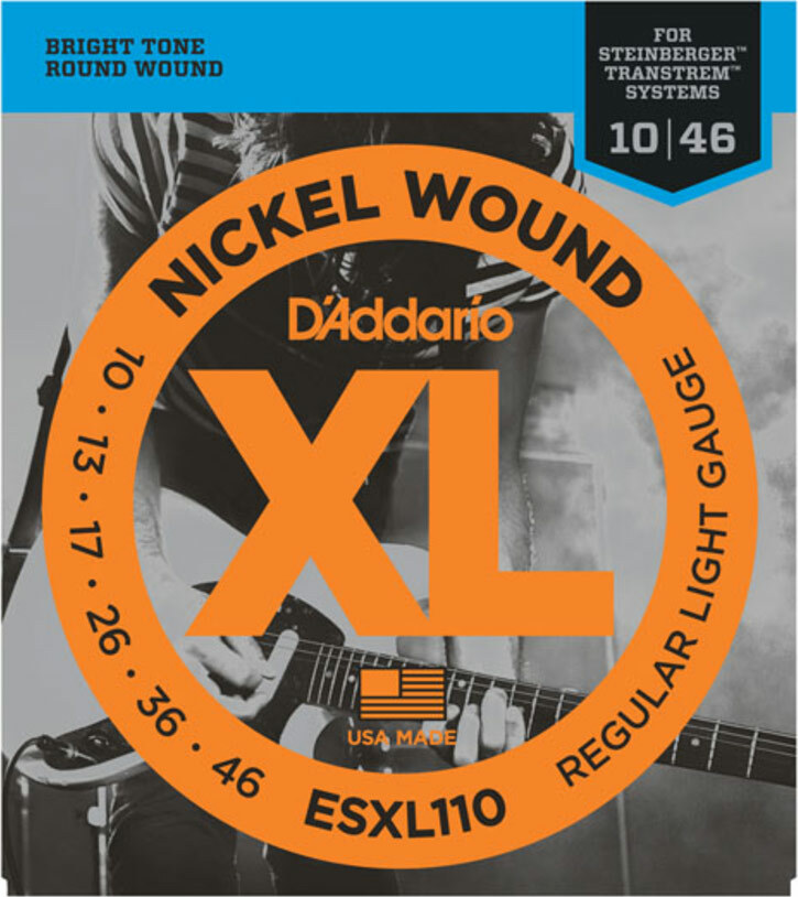 D'addario Jeu De 6 Cordes Esxl110 Nickel Round Wound Double Ball End Regular 10-46 - E-Gitarren Saiten - Main picture