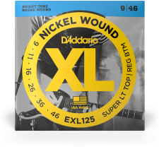 D'addario Jeu De 6 Cordes Exl125 Nickel Round Wound Sltrb 9-46 - E-Gitarren Saiten - Main picture