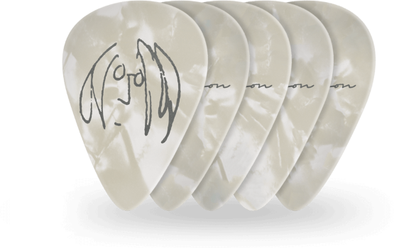 D'addario MÉdiators Guitare Signature John Lennon, Calibre Medium (0,7 Mm), Paquet De 10 - Plektren - Main picture