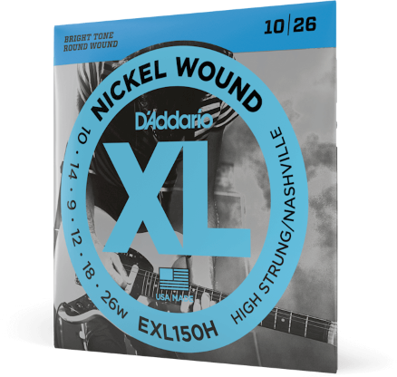 D'addario Nickel Wound High - Strung/nashville Tuning 10-26 - E-Gitarren Saiten - Main picture