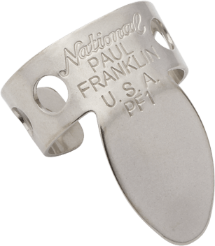 D'addario Np2-04pf Paul Franklin National Finger Picks, Nickel 4-pack - Plektren - Main picture