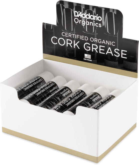 D'addario Odcrkgr12 Organic Cork Grease, Box Of 12 Tubes - Öl für Blasinstrument - Main picture