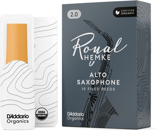 D'addario Rhkp10asx400 Royal Hemke Alto Saxophone Reeds, Strength 4.0, 10-pack - Blatt für Saxophon - Main picture