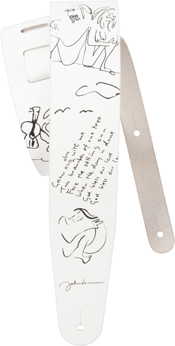 D'addario Sangle En Cuir John Lennon Art Series - John & Yoko - Gitarrengurt - Main picture