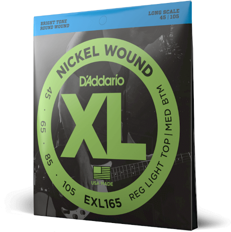 D'addario Xl 45-105 Long Scale - Pack De 2 - E-Bass Saiten - Main picture