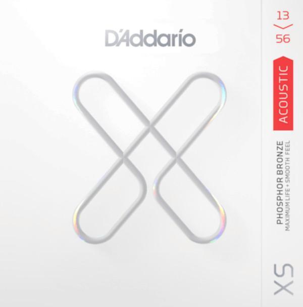 Westerngitarre saiten D'addario XSAPB1356 Acoustic Guitar 6-String Set Phosphor Bronze Coated 13-56 - Saitensätze 