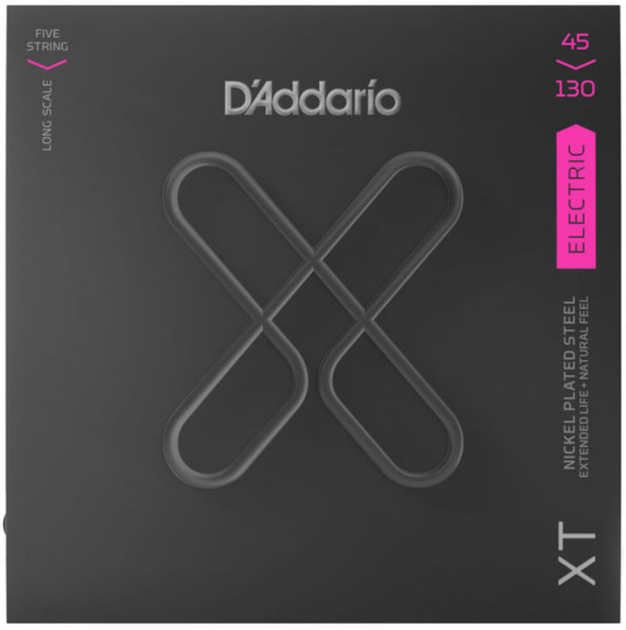 D'addario Xtb45130 Nps Electric Bass Long Scale 5c 45-130 - E-Bass Saiten - Main picture