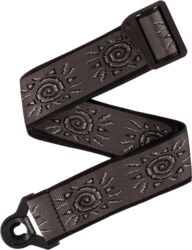 Gitarrengurt D'addario 50BALPW03 Auto Lock Vintage Planet Waves, Suns Silver