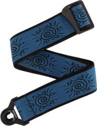 Gitarrengurt D'addario 50BALPW04 Auto Lock Vintage Planet Waves, Suns/Blue