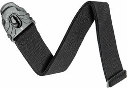 Gitarrengurt D'addario 50CTPL00 Lock Woven Cotton Guitar Strap - Black