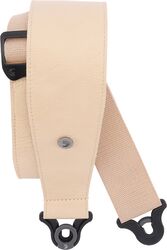 Gitarrengurt D'addario Auto Lock Leather Guitar Strap Tan 7,6 cm