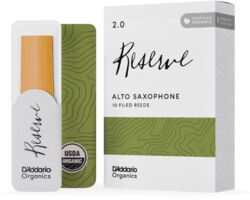 Blatt für saxophon D'addario Boîte de 10 anches Reserve saxophone alto force 2,5
