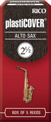 Blatt für saxophon D'addario BOITE DE 5 ANCHES D'ADDARIO PLASTICOVER SAXOPHONE ALTO 2.5