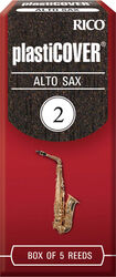 Blatt für saxophon D'addario BOITE DE 5 ANCHES D'ADDARIO PLASTICOVER SAXOPHONE ALTO 2