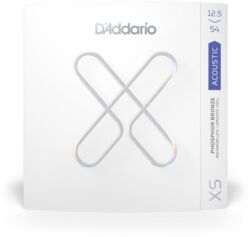 Westerngitarre saiten D'addario XS Phosphor Bronze Coated Acoustic Guitar Strings, 12.5-54 Light Plus - Saitensätze
