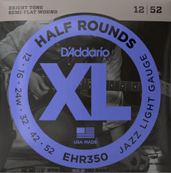 EHR350 Half Round Jazz Electric Guitar Strings 12-52