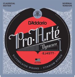 Konzertgitarre saiten D'addario EJ45TT Pro Arte Classical Dynacore - Saitensätze