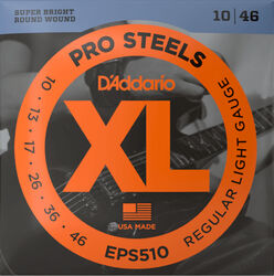 EPS510 6-String Set ProSteels Round Wound Electric Guitar 10-46