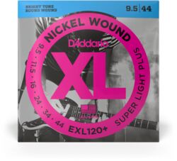 E-gitarren saiten D'addario EXL120+ Electric Super Light Plus 9.5-44 - Saitensätze 