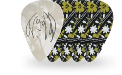 Plektren D'addario John Lennon Rooftop Guitar Picks, Medium Gauge (0.7mm), 10 Pack