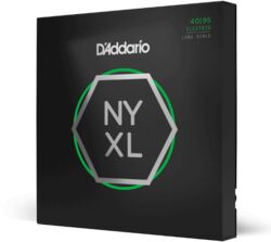 E-bass saiten D'addario NYXL4095 Set Long Scale Super Light 40-95 - Satz mit 4 saiten