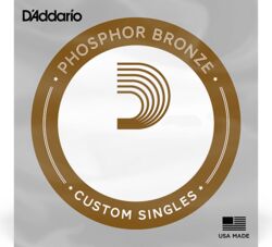 Westerngitarre saiten D'addario PB059 Folk (1) Phosphor Bronze Wound 059 - Saite je stück