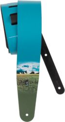 Gitarrengurt D'addario John Lennon Mind Games Printed Leather Guitar Strap