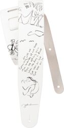 Gitarrengurt D'addario John Lennon Art Series Leather Strap - John & Yoko
