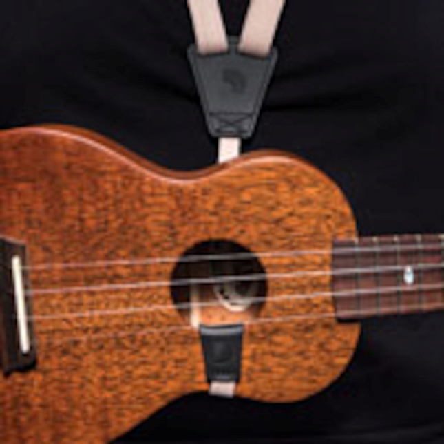 D'addario Eco-comfort Ukulele Strap Sand - Zubehör für Sonstige Saiteninstrumente - Variation 1