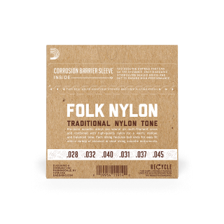 D'addario Ej32c Folk Nylon Ball End Silver Wound - Westerngitarre Saiten - Variation 1