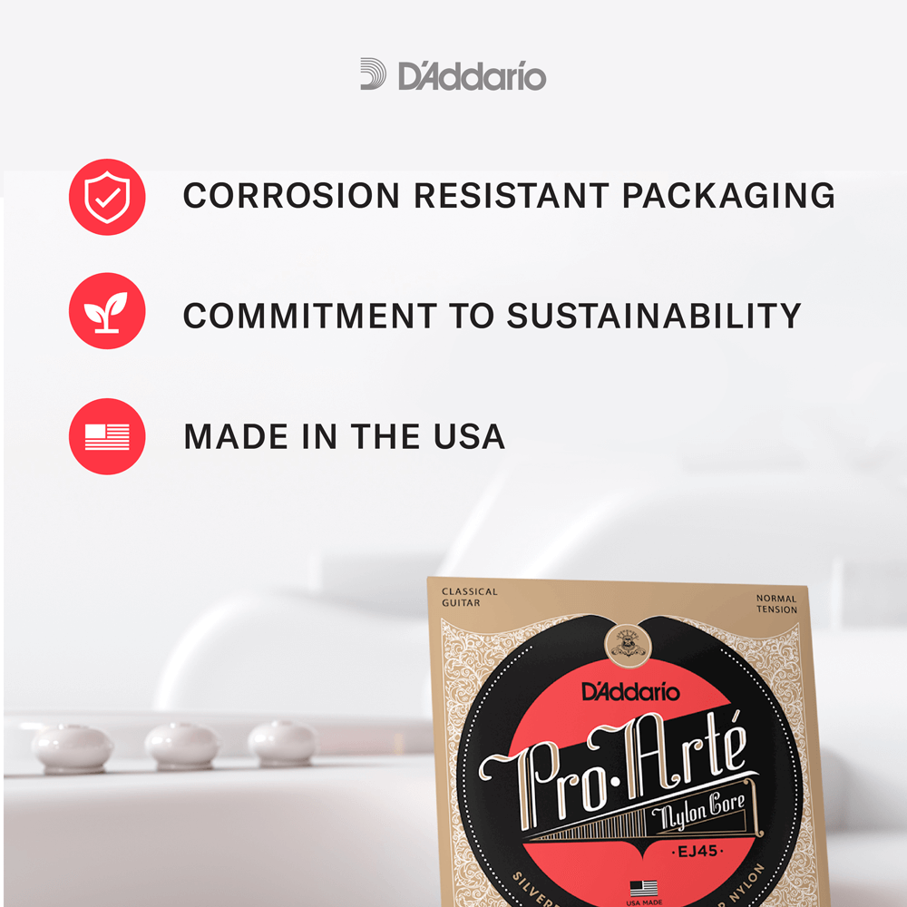 D'addario Ej45-7 7 String Nylon Classic - Konzertgitarre Saiten - Variation 5