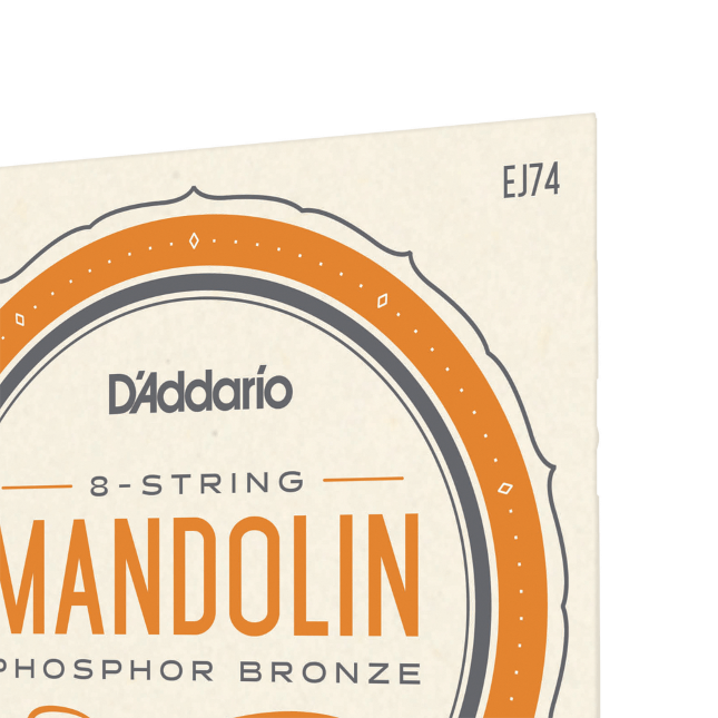 D'addario Ej74 Mandolin Strings Phosphor Bronze Medium 11-40 - Mandoline Saiten - Variation 1