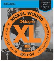EXL110-7 Nickel Wound Electric 7-String 10-59 - 7-saiten-set
