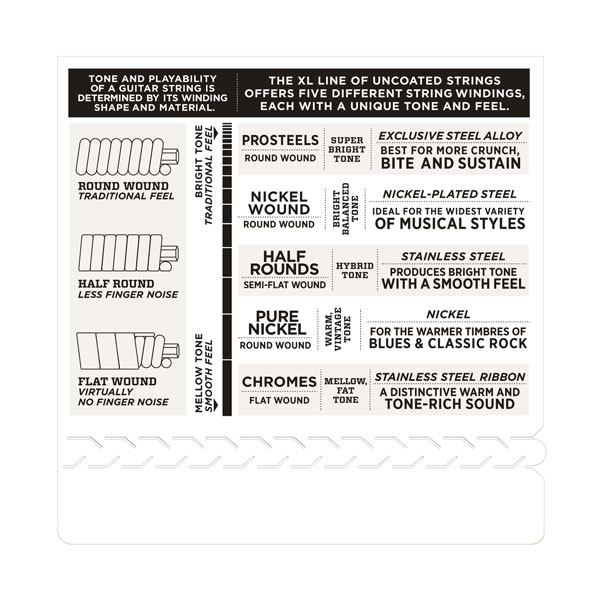 D'addario Guit. Elec. 6c Nickel Round Wound Regular Light Plus 10.5-48 Exl110+ - E-Gitarren Saiten - Variation 1