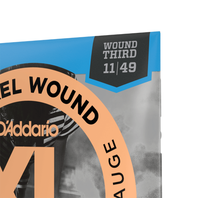 D'addario Jeu De 6 Cordes Exl115w Nickel Round Wound Medium 11-49 - E-Gitarren Saiten - Variation 1