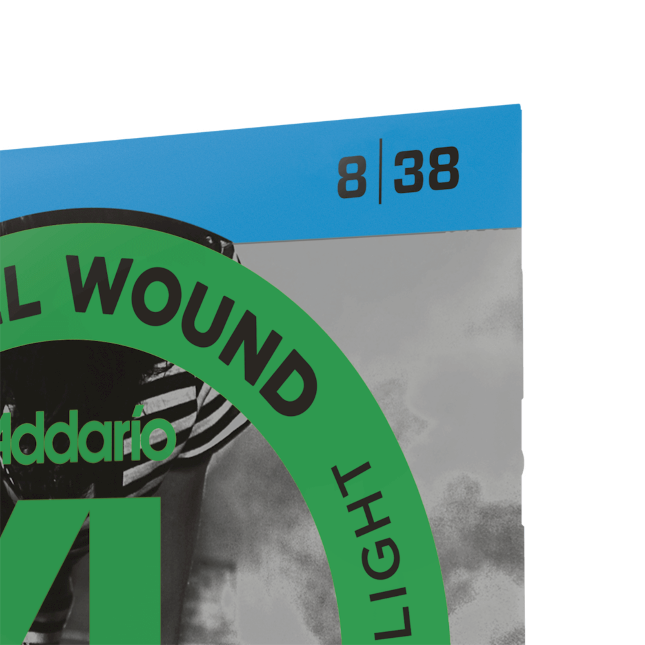 D'addario Exl130 Nickel Wound, Extra-super Light, 8-38 - E-Gitarren Saiten - Variation 1