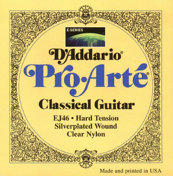 D'addario Jeu De 6 Cordes Ej46 Pro Arte Classical Nylon Core - Hard Tension - Konzertgitarre Saiten - Variation 1