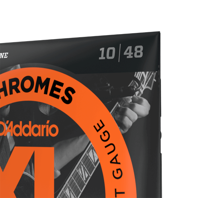 D'addario Jeu De 6 Cordes Guit. Elec. 6c Chromes Jazz 010.048 Ecg23 - E-Gitarren Saiten - Variation 1