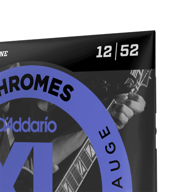 D'addario Jeu De 6 Cordes Guit. Elec. 6c Chromes Jazz 012.052 Ecg25 - E-Gitarren Saiten - Variation 1