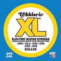 D'addario Jeu De 6 Cordes Exl125 Nickel Round Wound Sltrb 9-46 - E-Gitarren Saiten - Variation 1
