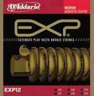 D'addario Jeu De 6 Cordes Exp12 Coated 80/20 Bronze Medium Gauge 13-56 - Westerngitarre Saiten - Variation 1