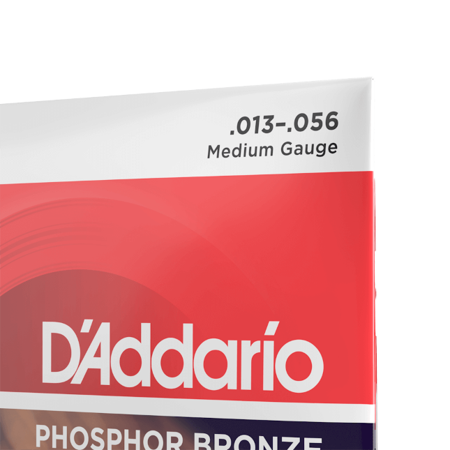 D'addario Jeu De 6 Cordes Guit. Folk 6c Phosphor Bronze 013.056 Ej17 - Westerngitarre Saiten - Variation 1