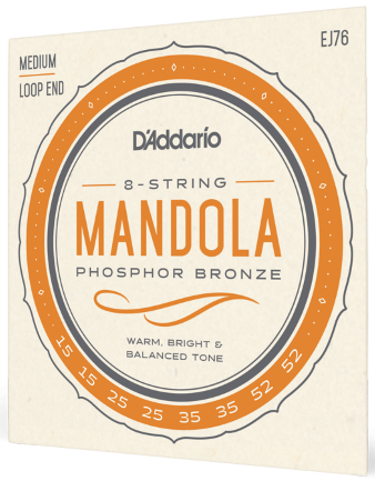 D'addario Phosphor Bronze Mandola 15-52 - Mandoline Saiten - Variation 1