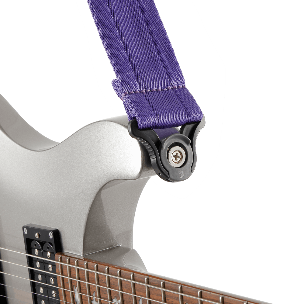 D'addario Sangle Auto Lock Pour Guitare, Deep Violet - Gitarrengurt - Variation 3