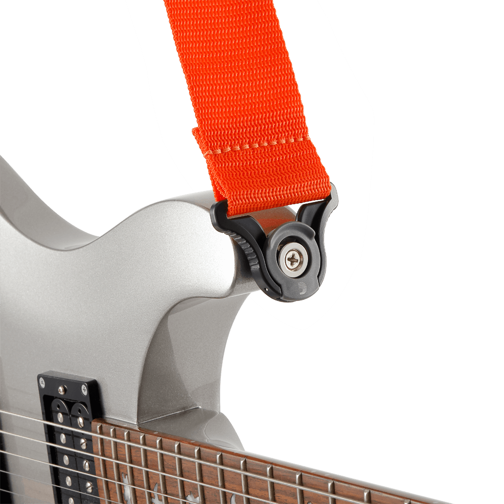 D'addario Sangle Auto Lock Pour Guitare, Orange - Gitarrengurt - Variation 3