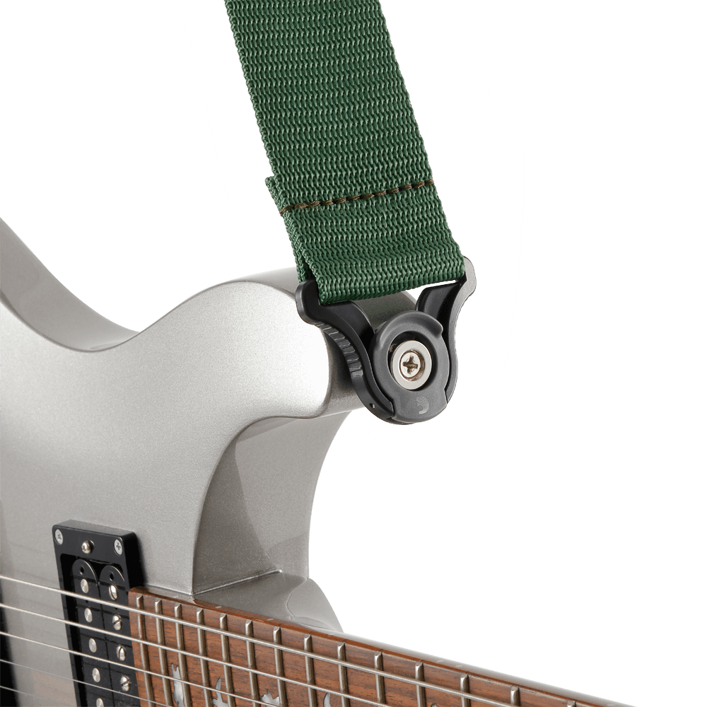 D'addario Sangle Auto Lock Pour Guitare, Vert - Gitarrengurt - Variation 3