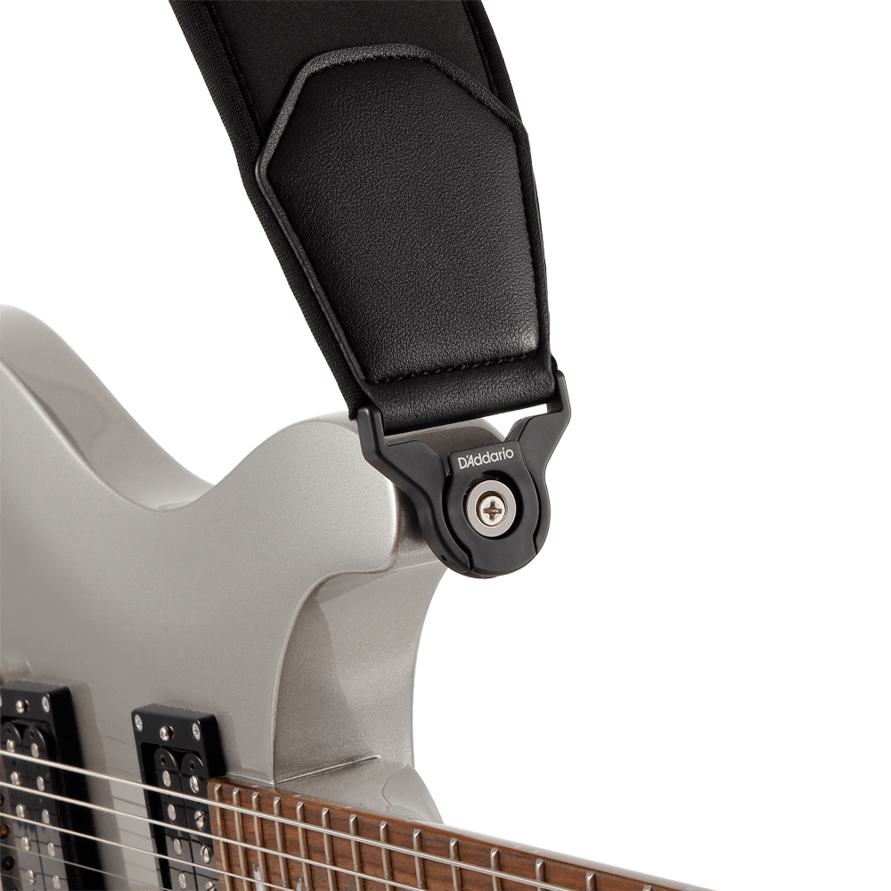 D'addario Sangle En Neoprene D'addario Comfort Auto Lock Pour Guitare, Noir - Gitarrengurt - Variation 3