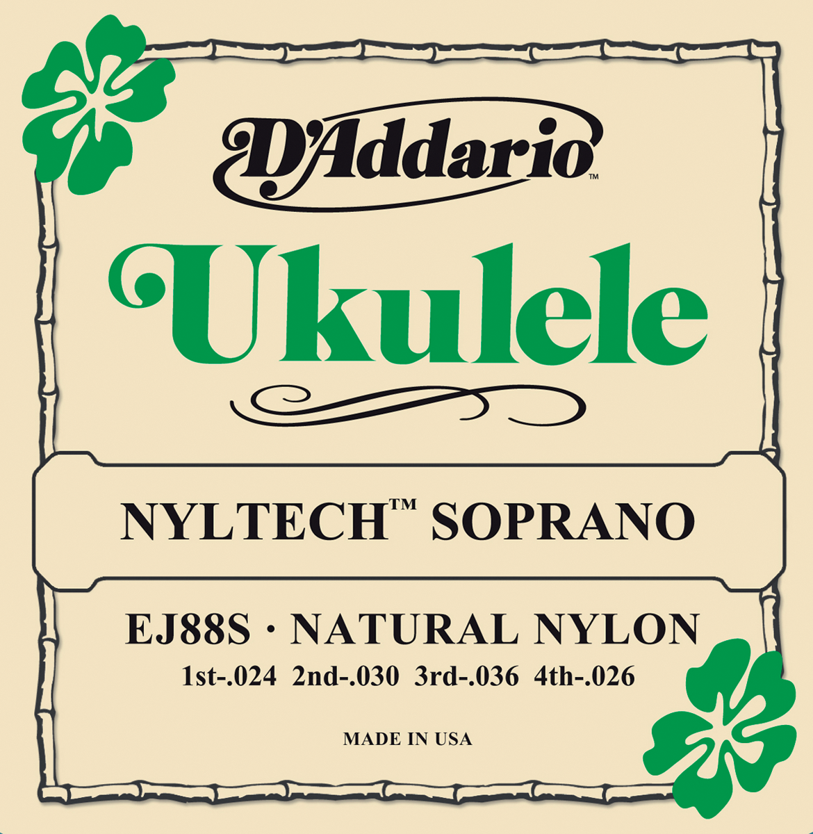D'addario Ukulele Soprano Nyltech 024.026 Ej88s - Ukulele Saiten - Variation 1